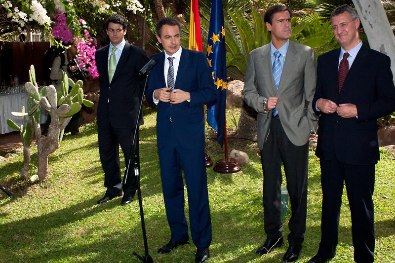 Presidente de España Zapatero